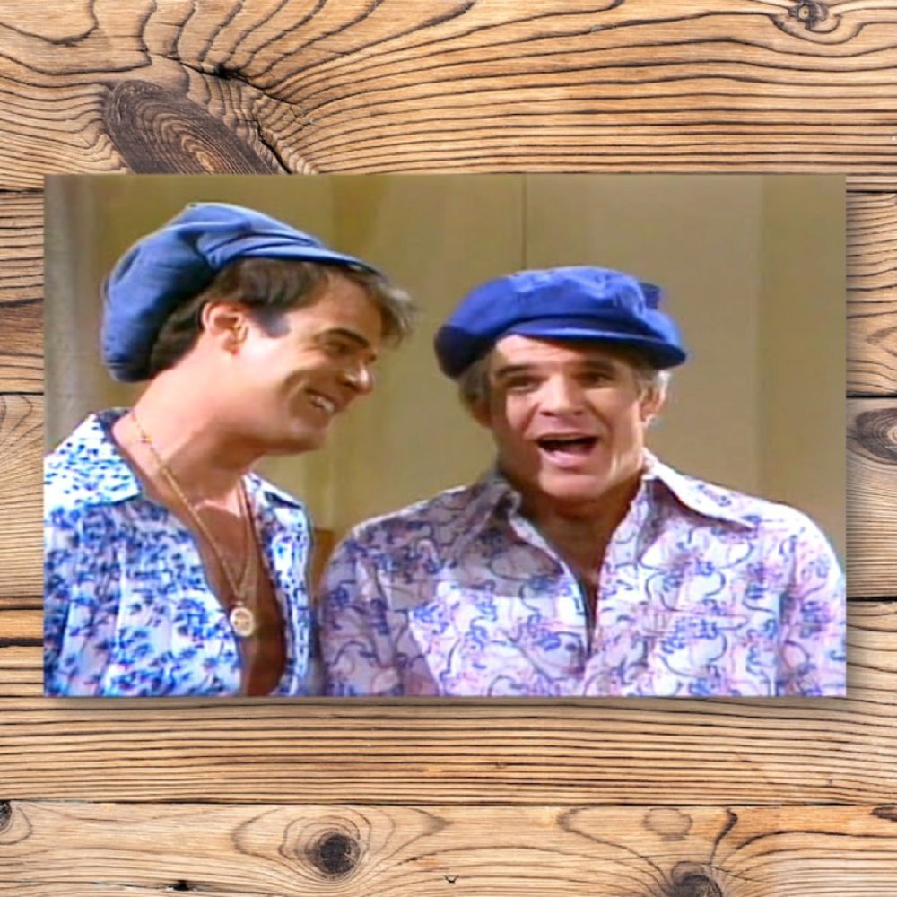 SNL Saturday Night Live Two Wild And Crazy Guys Refrigerator Locker Magnet